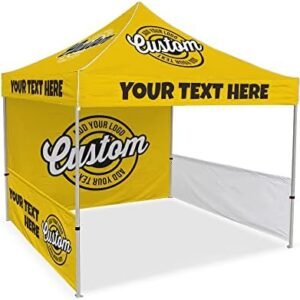 Lookourway 10X10 Custom Canopy Tent Gold Event Package