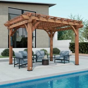Backyard Discovery 12 X 10 Cedar Pergola