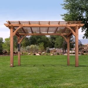 Backyard Discovery 14 X 10 Delray Cedar Pergola