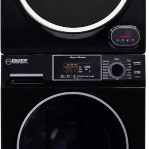 Equator Advanced Appliances Stainless Steel Washer Compact Short Dryer Ew826Bed852