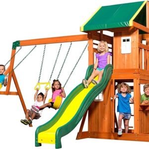 Oakmont All Cedar Swing Set Backyard Discovery