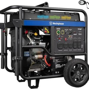 Westinghouse Remote Electric Start 18000 14500 Watt Tri Fuel Portable Generator Wgen14500Tfc