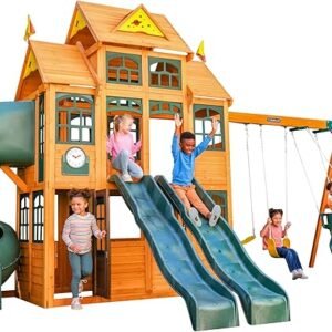 Falcon Ridge Wooden Swing Set Kidkraft