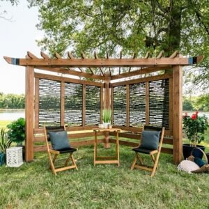 Backyard Discovery Verona Cedar Cabana Pergola