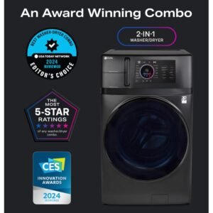 Ge Profile 4 8 Cu Ft Capacity Ultrafast Combo Washer Dryer