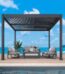 Transform your outdoor space with this sleek 10x12 adjustable louvered pergola made from heavy-duty aluminum, offering customizable shade and all-weather durability.