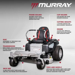 Murray Cruz 42 In 19 0 Hp 540Cc Ex1900 Series Briggs And Stratton Engine Mower