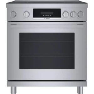 Bosch 800 Series Induction Freestanding Range Cooker Stainless Steel